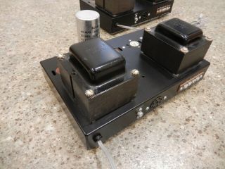 Pair Heathkit AA - 61 Monoblock Vacuum Tube Power Amplifiers,  Use 6BQ5 / EL84 5