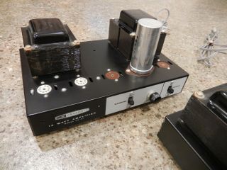 Pair Heathkit AA - 61 Monoblock Vacuum Tube Power Amplifiers,  Use 6BQ5 / EL84 9