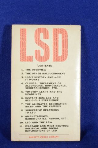 THE LSD STORY by JOHN CASHMAN Paperback 1966 2