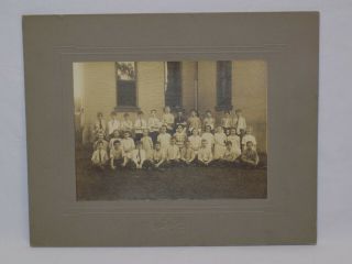 Vintage Old Photograph Rock Island Illinois School Children Boys Girls Circ 1910