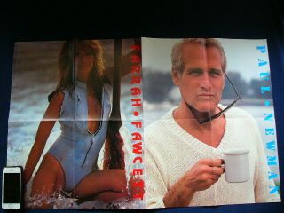 Farrah Fawcett Paul Newman / Diane Lane Christopher Reeve Japan Vintage Poster V