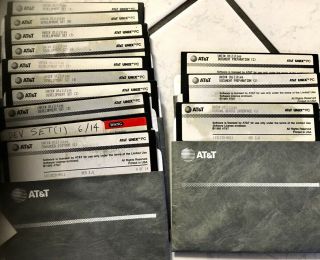 AT&T UNIX PC manuals,  software VINTAGE 1980’s 3
