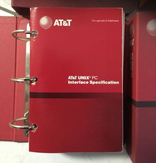 AT&T UNIX PC manuals,  software VINTAGE 1980’s 8