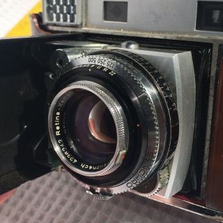 Kodak Retina IIIC 3C Camera Schneider - Kreuznach Retina - Xenon f2.  0 50mm Lens 2