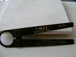 Watchmakers Estate Vintage 1960 Timex Crystal Wrench Marlin Compression 31 - 30mm