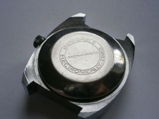 Vintage gents JUMP HOUR wristwatch RUHLA mechanical watch spares 5