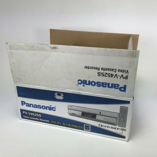 Panasonic Pv - V4525s Vcr Player Recorder 4 Head Hi Fi Stereo Omnivision Vhs