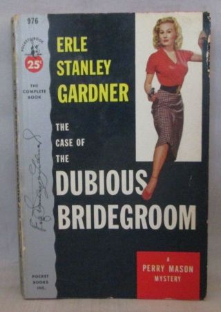 Perry Mason: The Case Of The Dubious Bridegroom - E.  S.  Gardner Pocket Book 976