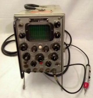 Vintage Oscilloscope Dynamic Electronics Department Of Navy (parts)