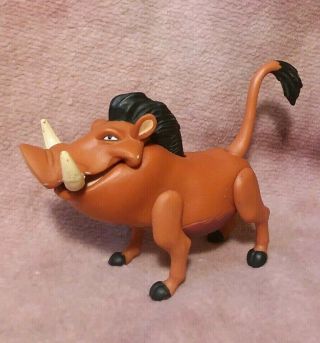 Vintage Disney Lion King - Pumbaa Action Figure Toy - 1994 Mattel