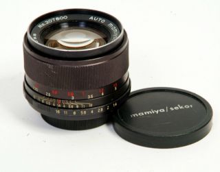 MAMIYA Sekor 55mm f/1.  4 M42 Screw Mount lens Bokeh 2