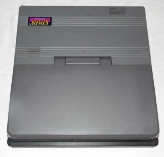 RARE DATAVUE SPARK PORTABLE COMPUTER LAPTOP,  Power Source CASE & 21 Floppy Disk 5