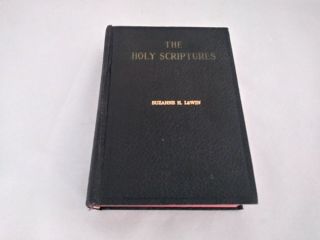 The Holy Scriptures.  According To The Masoretic Text.  1136 Page Hc Book 1941