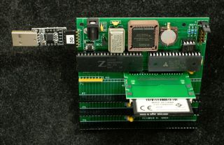 Z80MB64,  22 MHz Z80 Single Board Computer,  3 RC2014 Expansion slots,  CP/M CPM 2