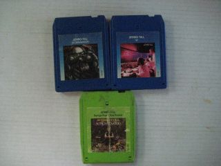3 Vintage Jethro Tull 8 Track Tapes - - In