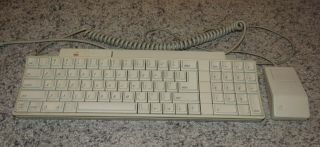 Apple Iigs Keyboard,  Mouse And Keyboard Cable,