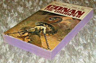 Robert E.  Howard,  L.  Sprague de Camp,  CONAN THE USURPER Vintage 1967 PB Novel 5