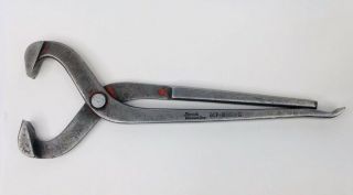 Vtg Snap On Vacuum Grip Gcp10 Grease & Dust Cap Remover Pliers Usa