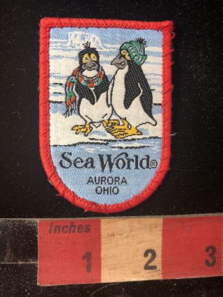 Vintage Aurora Ohio Seaworld Theme Park Patch Sea World Patch 95w8
