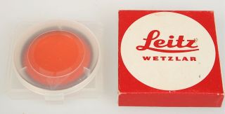 Leica Filter Orange 13011 Vi 41mm Boxed Nos Drop In Leitz Rare Series 6