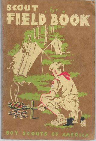 1948 Fieldbook Vintage Boy Scouts Of America Bsa Book