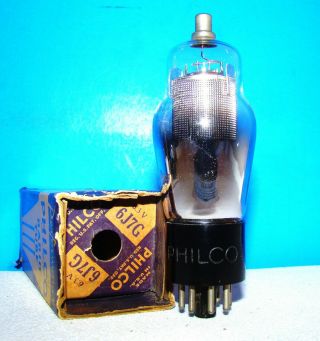 Type 6j7g Philco Nos Amplifier Vintage Vacuum Tube Valve St Shape No 6j7gt 6j7