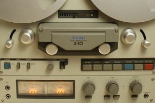 TEAC X - 10 Dual Capstan Reel to Reel Tape Deck 3