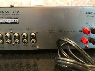 Luxman L - 210 Stereo Integrated Amplifier Perfect 8