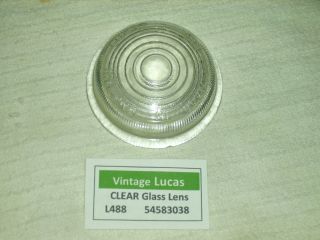 Lucas Vintage L488 Clear " Glass " Lens (1) Flat Design