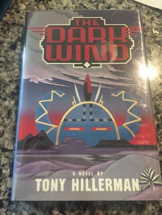 The Dark Wind By Tony Hillerman Signed 1st Edition Colored Print