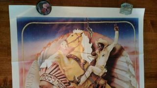 BLAZING SADDLES Mel Brooks 1974 movie poster 27 x 41 Vintage Wilder 2