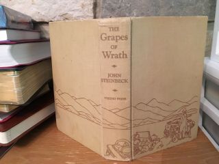 Vtg 1939 Grapes Of Wrath,  John Steinbeck,  Hardback