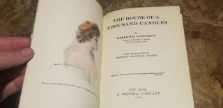 Vintage 1905 The House Of A Thousand Candles Meredith Nicholson Chandler Christy 3