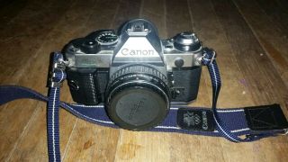 Vintage Canon AE - 1 Program 35mm Camera w/ 1986 Olympic w/ Multi Lenses 8