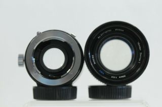 Vivitar Series 1 90mm F2.  5 Macro Lens w/Caps & Macro Adapter MD Mt. 7