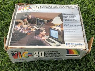 Vintage Commodore Vic - 20 Personal Home Computer With Box