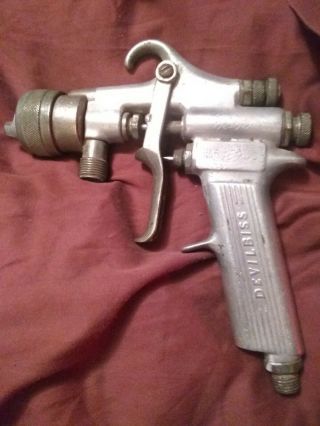Vintage Devilbiss Type Mbc Paint Spray Gun