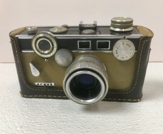 Vintage Argus C3 " The Brick " Rangefinder Camera With 50mm F - 3.  5 Lens