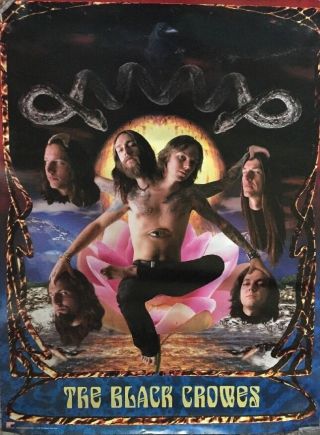 Black Crowes Vintage Promo Poster 1996 Three Snakes And One Charm 18 " X24 "