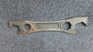 Vintage Electricians Conduit Tool - Emt Wrench/reamer/de - Burrer - Pat.  2,  196,  701