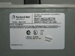 Packard Bell Legend 10CD Intel Inside 2