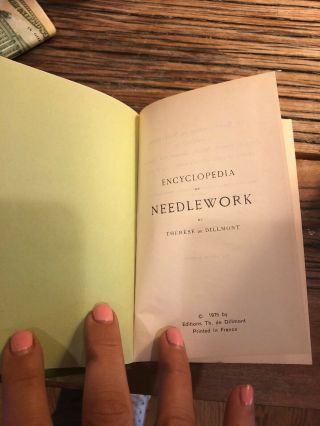 Vintage the Encyclopedia of Needlework by Therese de Dillmont VG Cond 1975 5