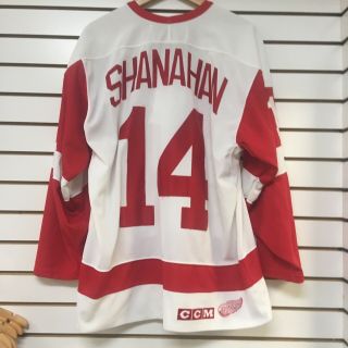 Vintage Detroit Red Wings Brendan Shanahan Hockey Jersey Size Large 6