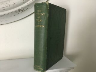 1901 The Descent Of Man And Selections In Relation To Sex Charles Darwin Book