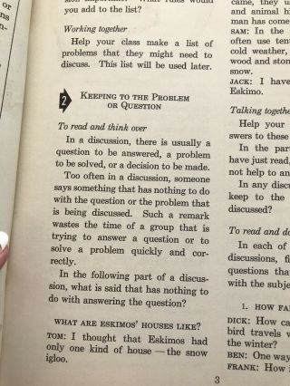 1947 Book Improving Your Language School Etiquette Hardcover Antique 4