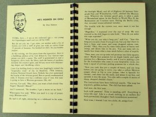 Vintage Girl Scout Cookbook 1968 Phoenix HON - DAH Arizona Southwest Cooking 3