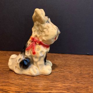 Vintage 1940 ' s Chalk Dog Figure Carnival Prize - Aged 5 