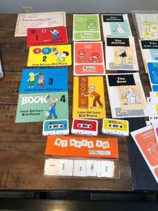 Vintage Listen & Learn with Phonics Career Publishing Inc USA Booklets Game 5