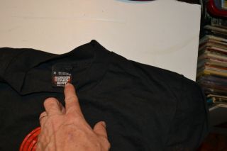 NWoT Vintage 80s WWF Wrestle Mania 2 Black 2 Sided Graphic T - shirt Size M 2