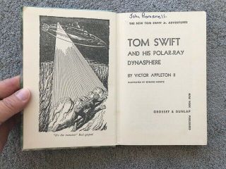 Tom Swift Jr 25 1965 Tom Swift and His Polar - Ray Dynasphere Victor Appleton 3